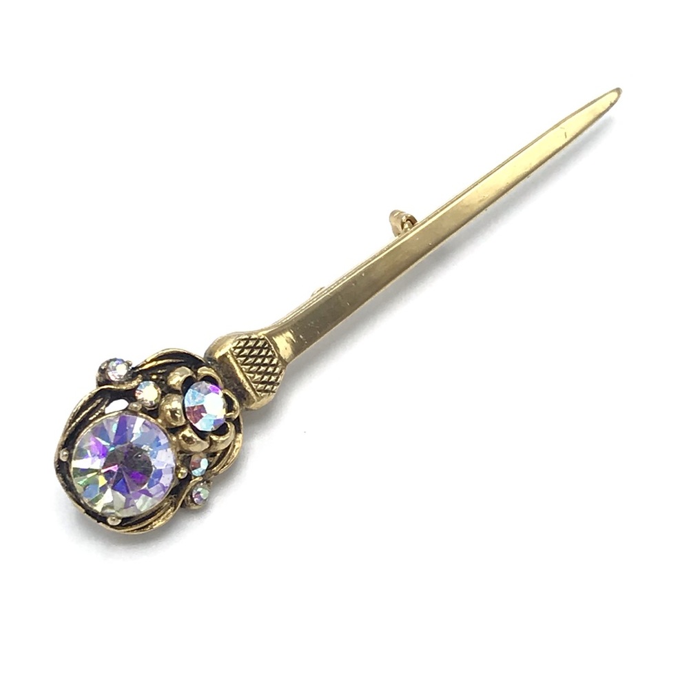 Vintage Jewel Broach - Picture 2 of 8